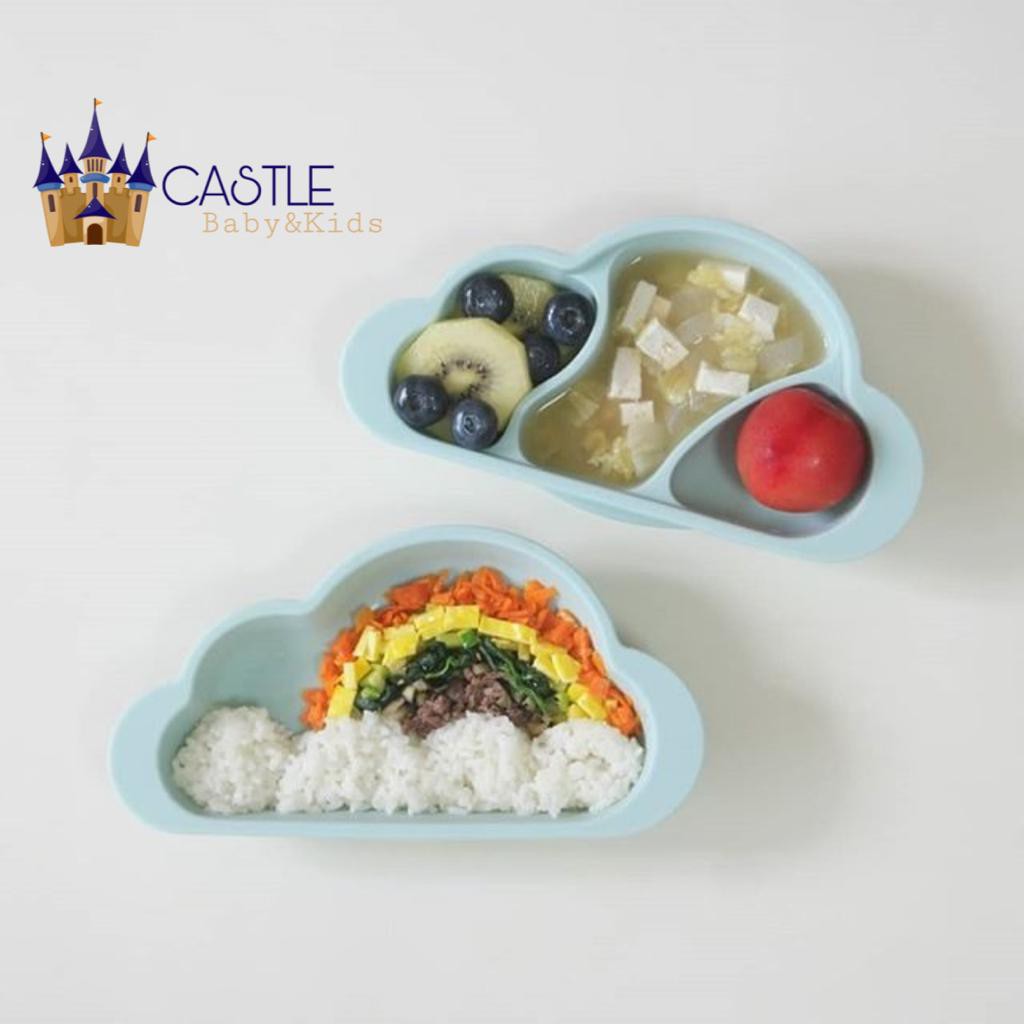 Castle - Gureumi Platter 3 Device Plate - Tempat Makan Anak Mothers Corn