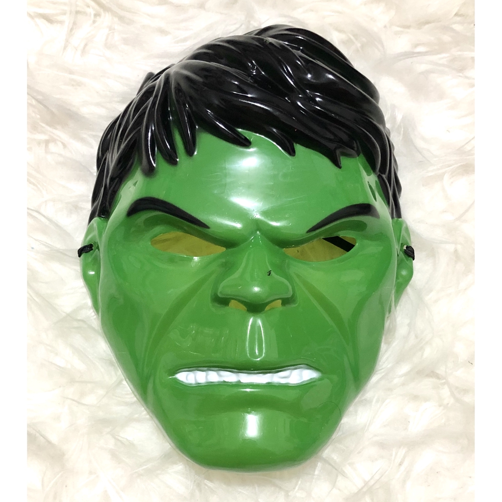 SETELAN ANAK KOSTUM (SABLON) + TOPENG SUPERHERO HULK