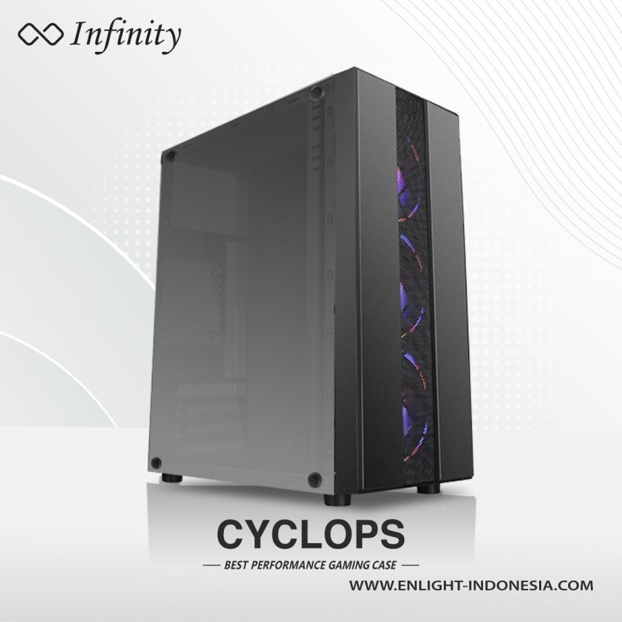 Casing Gaming Infinity CYCLOPS ATX, mATX