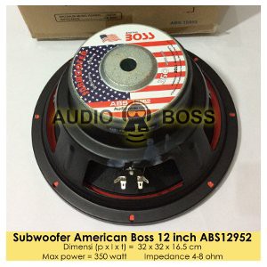 Jual  Subwoofer American Boss 12 inch ABS12952 350 Watt  Termurah