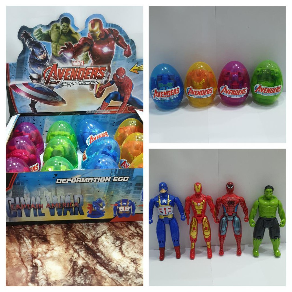 SURPRISE EGG MAINAN TELUR SURPRISE MURAH (AVENGERS.LM)