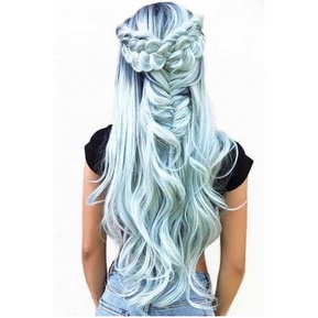 COLORE FRESCO - BABY BLUE color cream cat pewarna rambut pastel blue