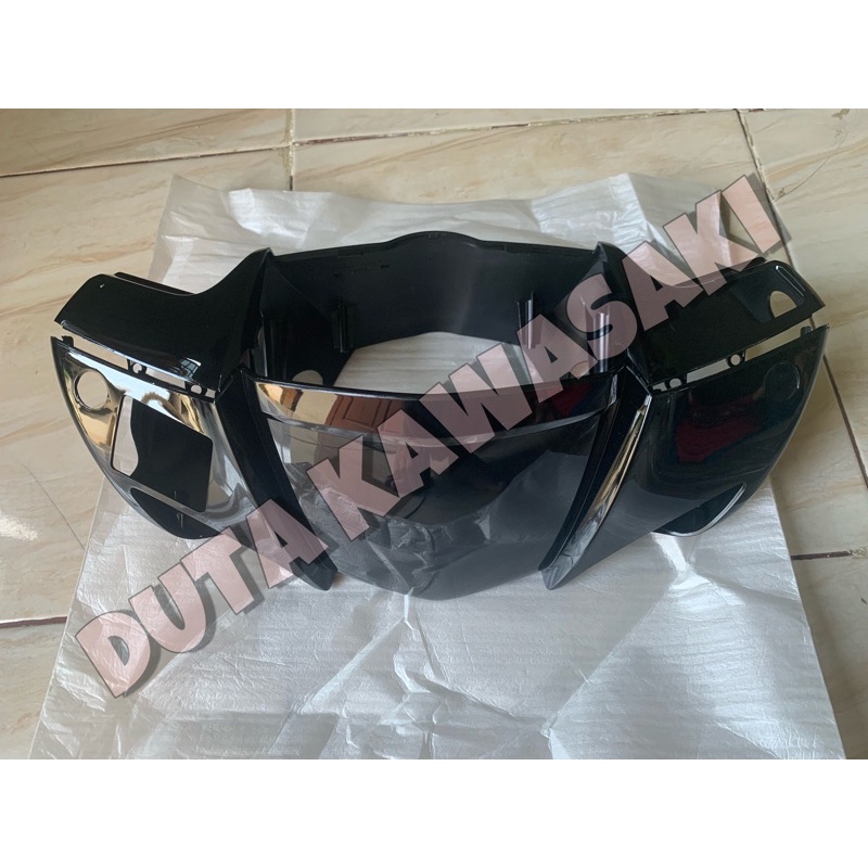 batok lampu depan belakang set zx130 zx 130 hitam metalik original