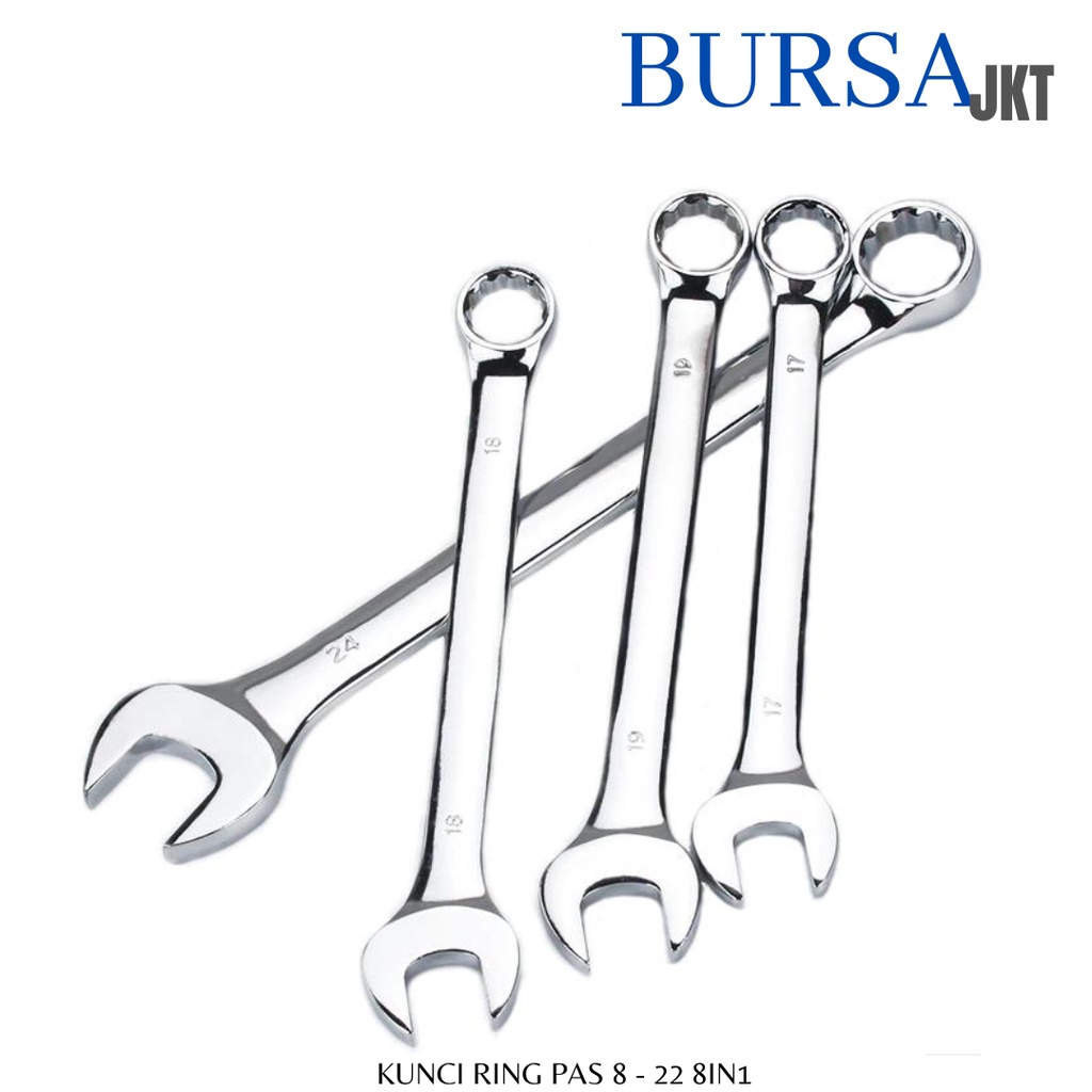 KUNCI SET RING PASS KOMBINAS RATCHET SET