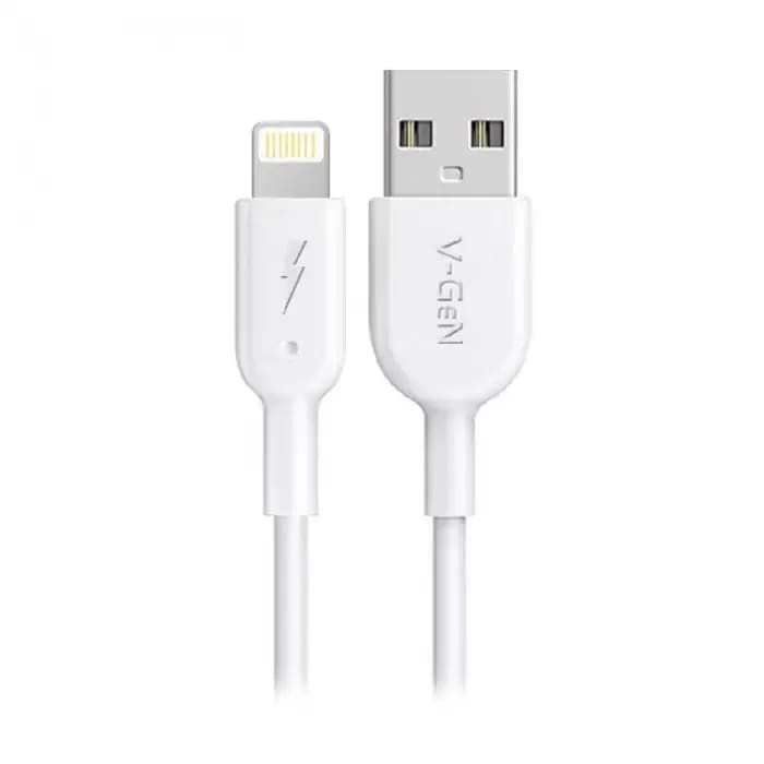 [CO-1K] Kabel Data for Lightning usb data cable V-GEN PCL2-O1 Kabel lightning 1 Meter 2.4a (ecer 1 pcs ) CABLE DATA