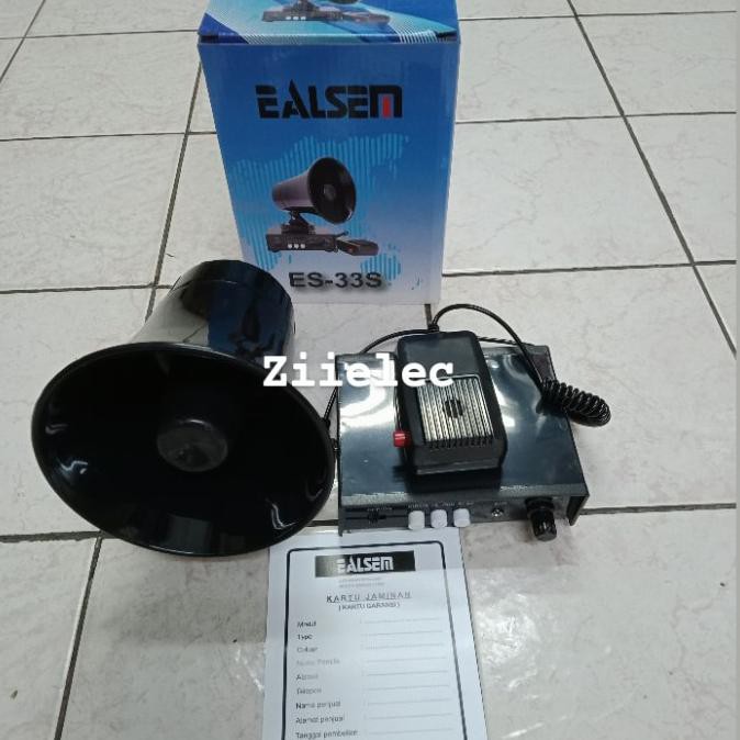 megapon pengeras suara EALSEM ES-33S +amplifier EALSEM ES-33S