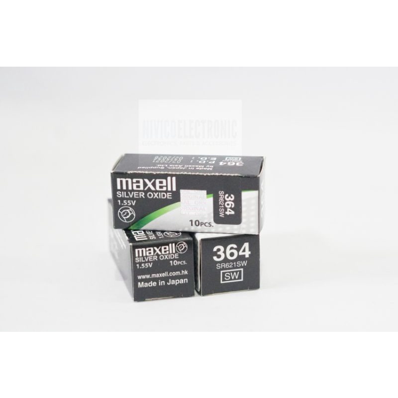 Baterai MAXELL SILVER OXIDE 364 SR621SW