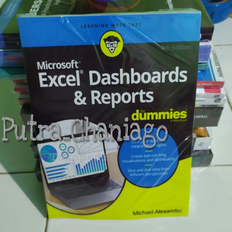 Jual Buku Microsoft Excel Dashboards & Reports for Dummies 4th Edition
