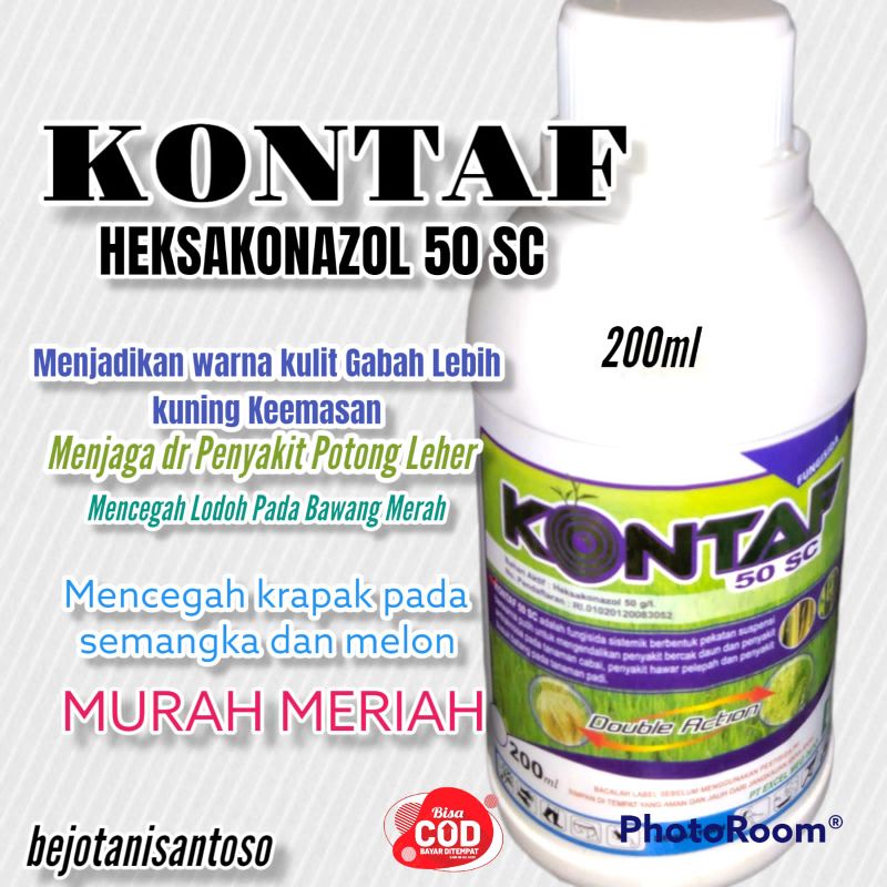 Kontaf 50 Sc Fungisida Heksakonazol 200 Ml
