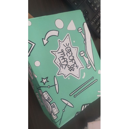 Sandal Sepatu Slipper Geoff Max Anak Perempuan Pink Tosca Baru