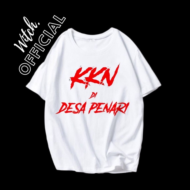 KAOS BAJU KKN DI DESA PENARI - Tshirt Vintage Horror Kkn Desa Penari Bootleg - Tshirt Oversize Putih