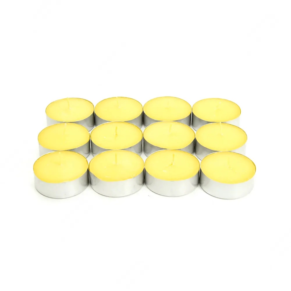 ACE Kris Set 12 Pcs Lilin Tealight Citronella - Kuning