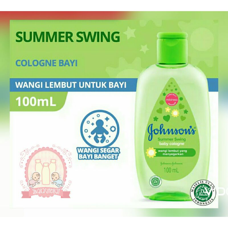JOHNSON'S COLOGNE  125 ml / JOHNSON'S BABY COLOGNE / MINYAK WANGI BAYI/ PARFUME BAYI