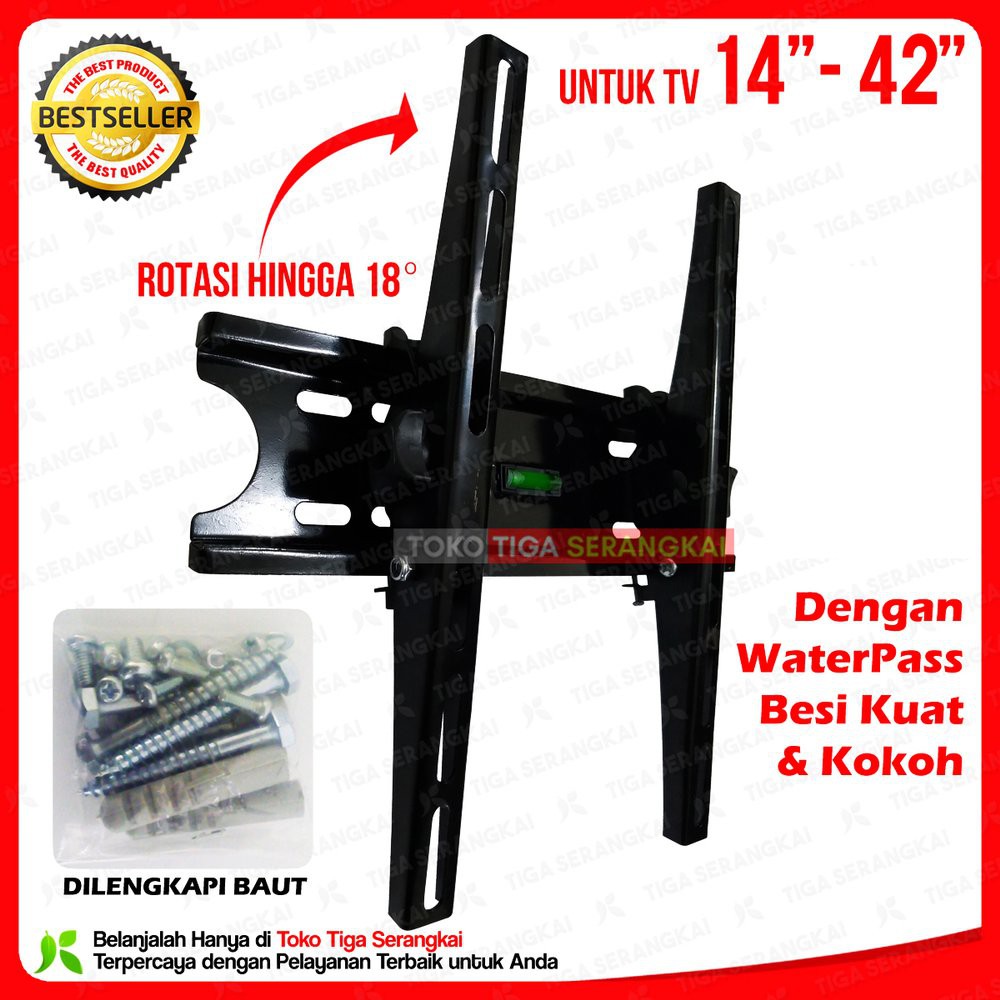 Diamond Bracket TV LED/LCD 14-40 inch - Breket TV / Braket TV