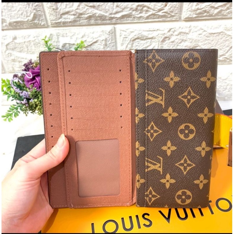 Dompet Lipat Panjang Wanita 61089 +  Freebox