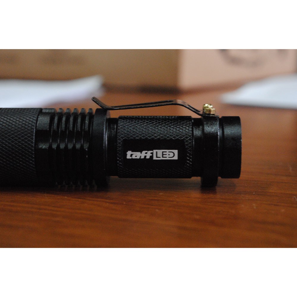 TaffLED Senter LED 395nm Waterproof Pocketman P1 Ultraviolet - Black