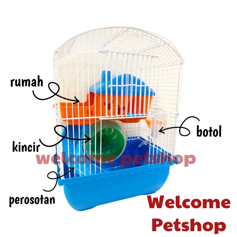 Kandang 11# Hamster / Kandang Hamster / Rumah Hamster