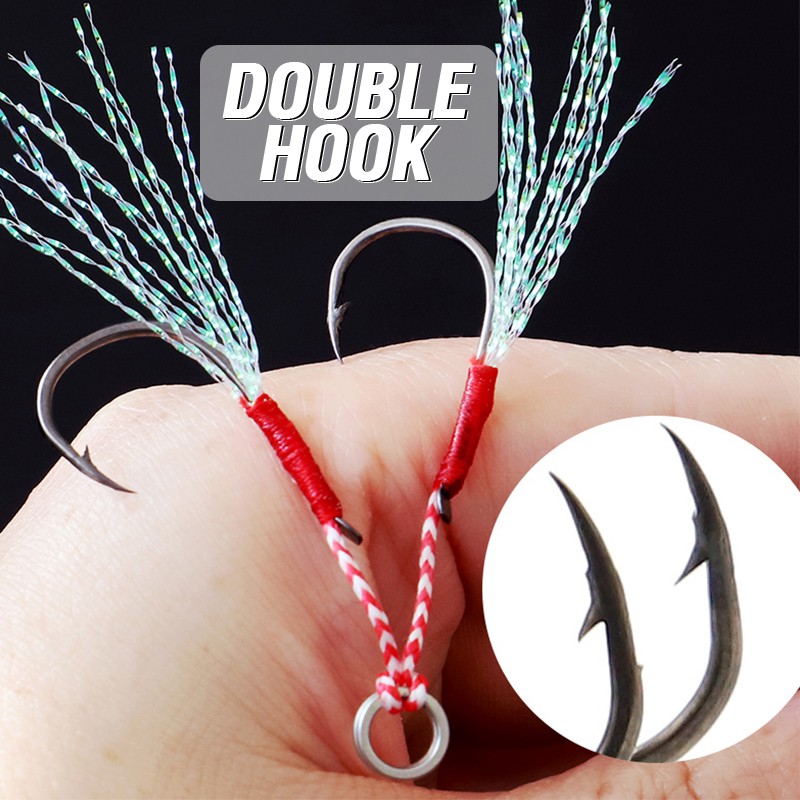 Fishing Hook Single Hook Assist  Hook And Hook Double Hook Assist Hook Fishing Gear-0
