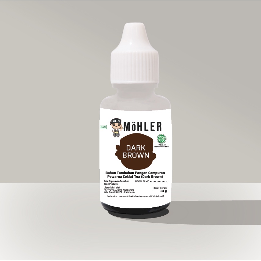 MOHLER Coloring Dark Brown (KLIK KOMBO HEMAT UNTUK BELI 1 GRATIS 1)