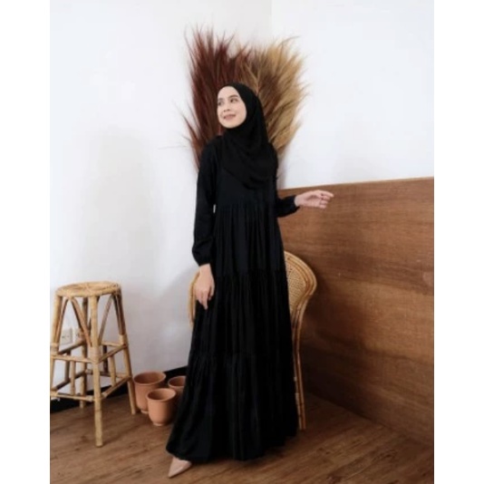 Gamis Polos Dengan Bahan Katun Rayon Premium