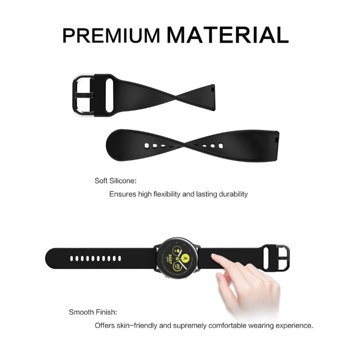 Tali Jam Strap Huami Amazfit BIP U / Lite / GTS 2 -Sport Rubber Active