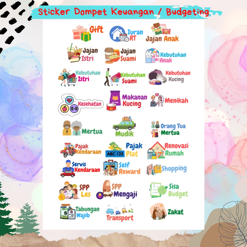 

Var. Baru 2 - Stiker Dompet Keuangan/Stiker Budgeting/Stiker Dompet Disiplin