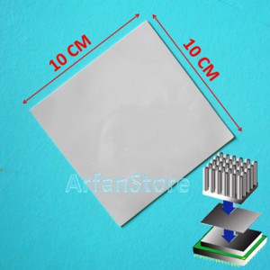 Thermal Silicon Pad 100mm x 100mm x 0.5mm / 10cm x 10cm Heatsink