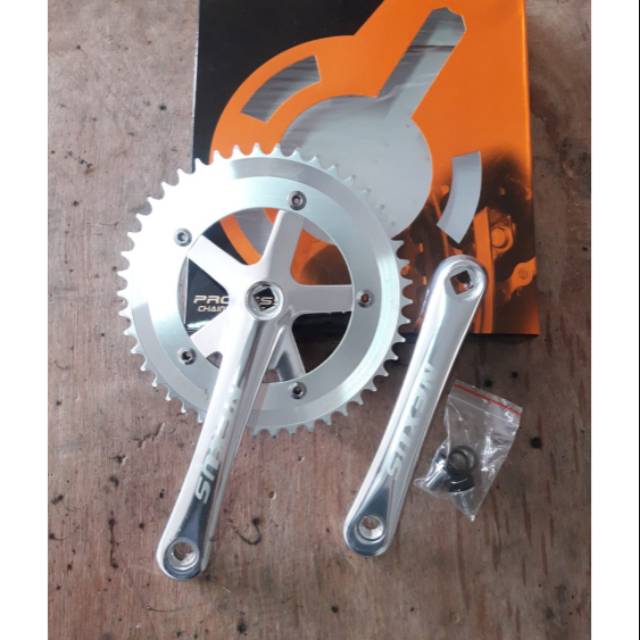 CRANK FIXIE NEXUS 46T SILVER ARM 170 MM