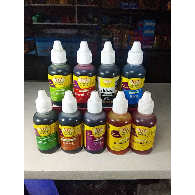 

GINCU PEWARNA MAKANAN KOEPOE-KOEPOE 30ML (PILIH WARNA)