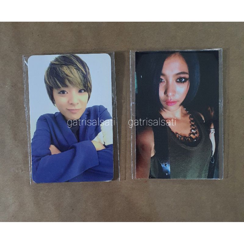 F(X) FX PHOTOCARD PC ELECTRIC SHOCK ES
