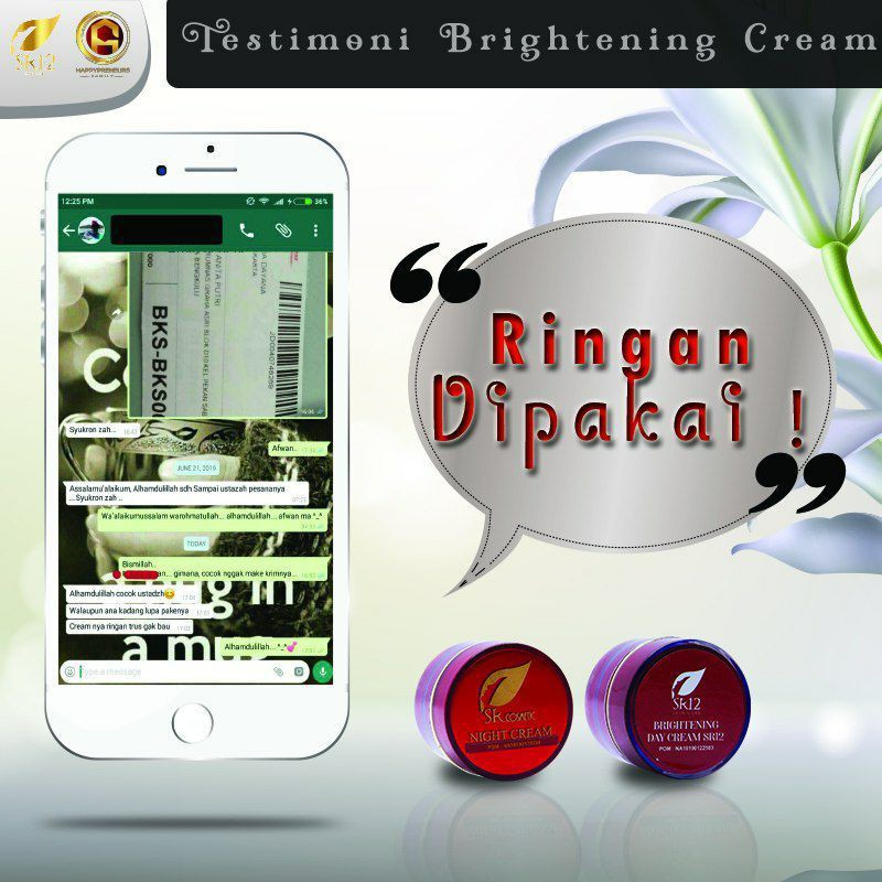 KRIM SIANG BRIGHTENING DAY SR12 / CREAM PEMUTIH WAJAH PREMIUM / MENCERAHKAN KULIT / KRIM HERBAL / KRIM KULIT BERMINYAK / Krim wajah original / premium / berkualitas / termurah / terbaik / bagus / bpom / saudagarsr12