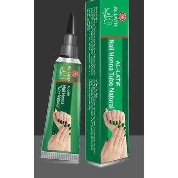Sudah READY.. Al-latif Nail tube Henna Natural