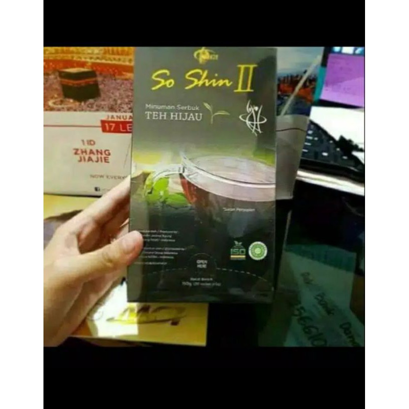 

So shin | Minuman serbuk Teh Hijau | Minuman Pelangsing MCI