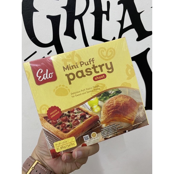 

Edo Mini Puff Pastry 375gr bisa buat Zuppa Soup