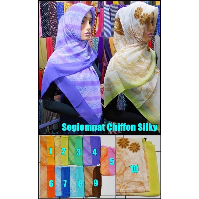 Segiempat Chiffon Silky