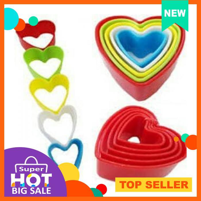 

Gk 202 Love Shapes Cutter Set (1 Pcs 5 Set) #Termurah