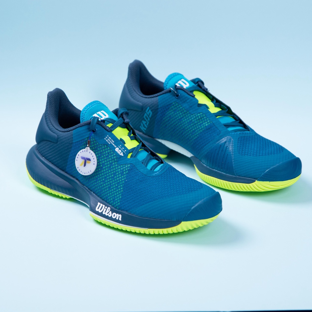 Jual Sepatu Tenis Tennis Shoes Wilson Kaos Swift Lyons Blue Lime