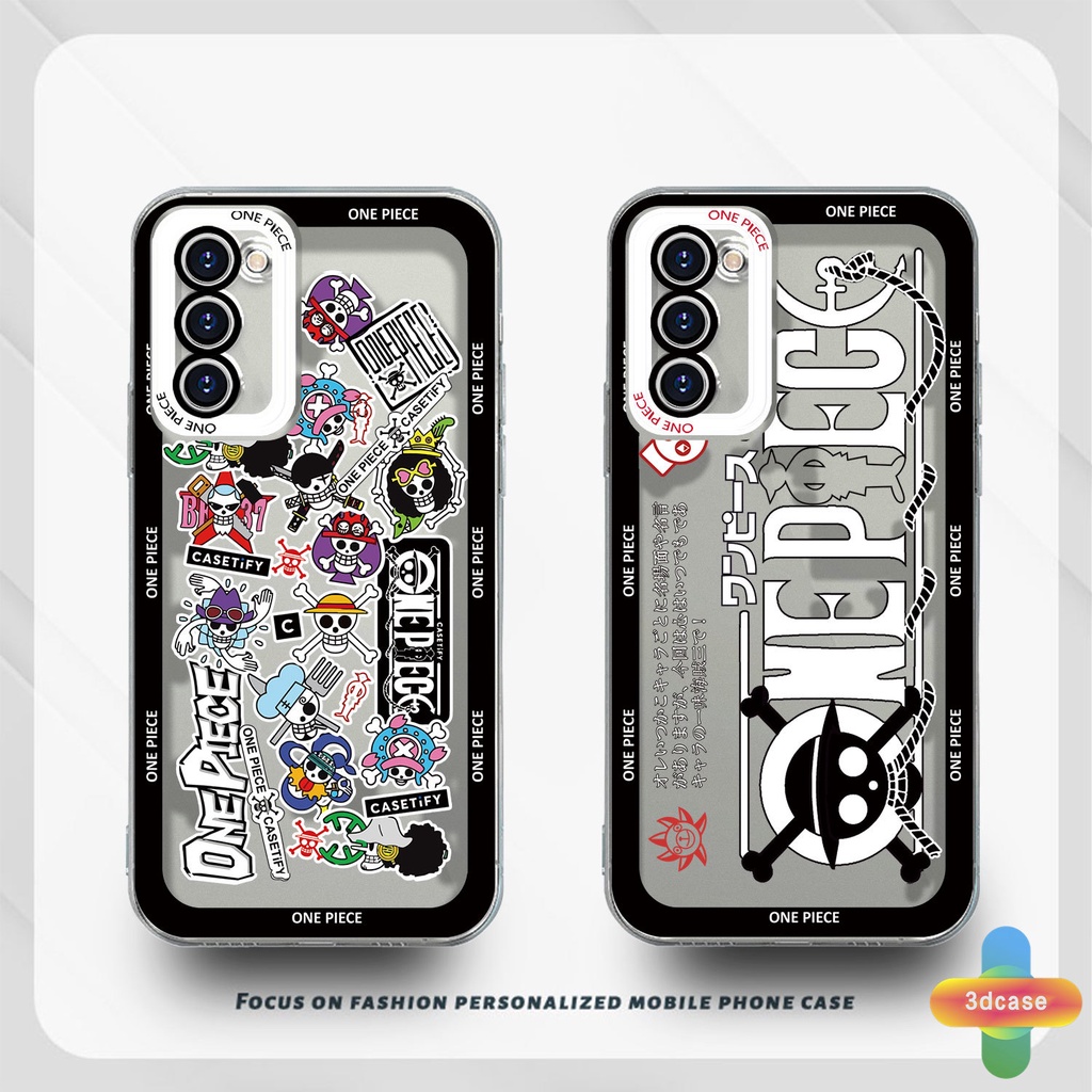 Casing Samsung A32 A52 A12 A03 A51 A03S A10S A50 A13 A23 A20S J7 Prime A02S A20 A50S A10 A30S A52S A30 M12 M01S A125 F12 M10S M40S A515F A207F M02S A025 F02S 11 12 13  7 8 6 Plus Cartoon One Piece Transparent Case