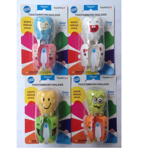 PKEG08 TOOTHBRUSH HOLDER FLIPPER 2 IN1 TEMPAT SIKAT GIGI