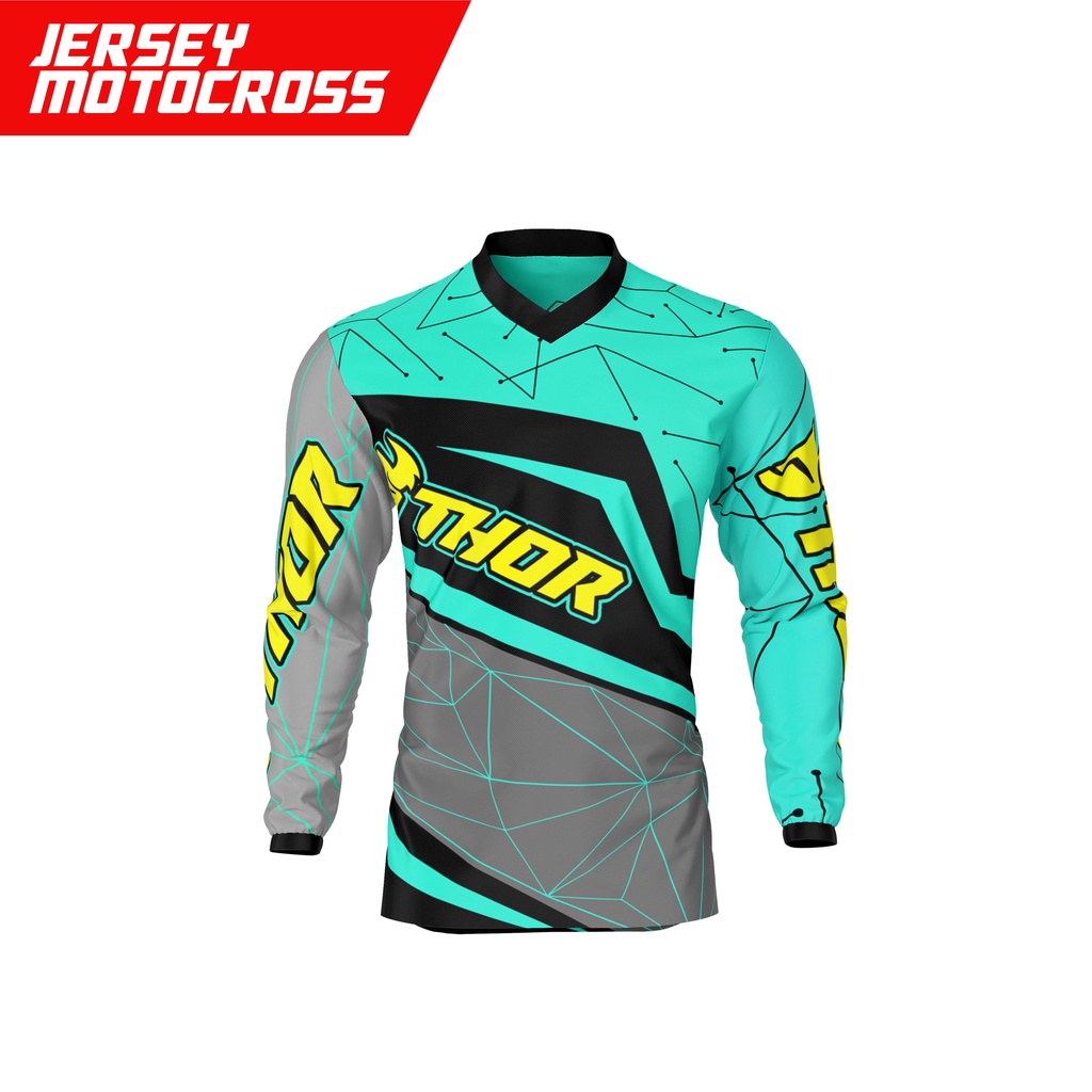 JERSEY RACING MOTOR CROSS LONG SLEEVE MOTOCROSS LENGAN PANJANG SERIES 3