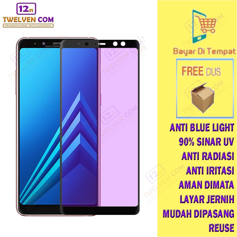 [FLASH SALE] ANTI BLUE LIGHT TEMPERED GLASS Samsung A8