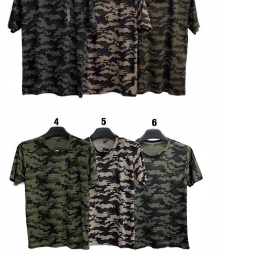 kaos pria loreng /kaos pria army/kaos army lengan pendek