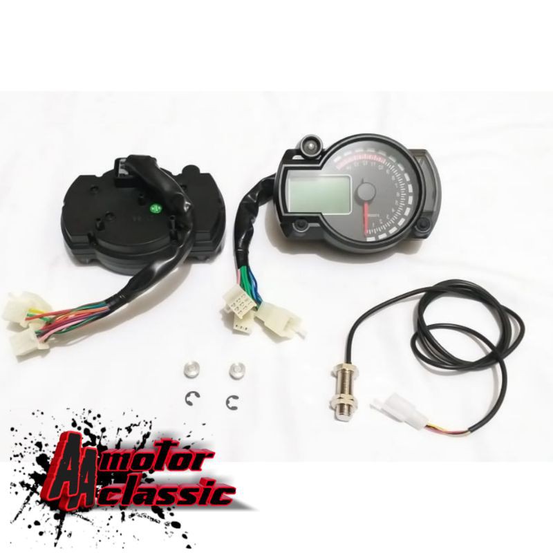 speedo speedometer koso RX2N sett sensor RPM sensor speed spedo universal kwalitas import
