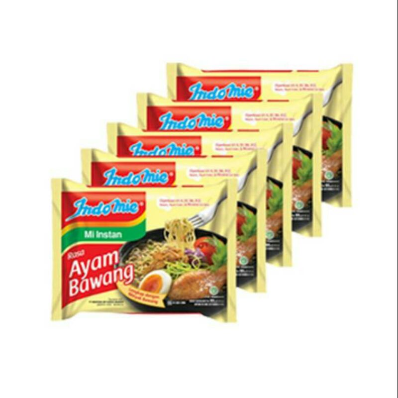 

INDOMIE KUAH RASA AYAM BAWANG 5 PCS / 5 PCS INDOMIE KUAH