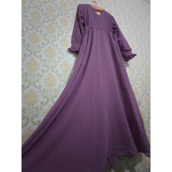 Gamis / Dress Frilla Busui Serut Samping