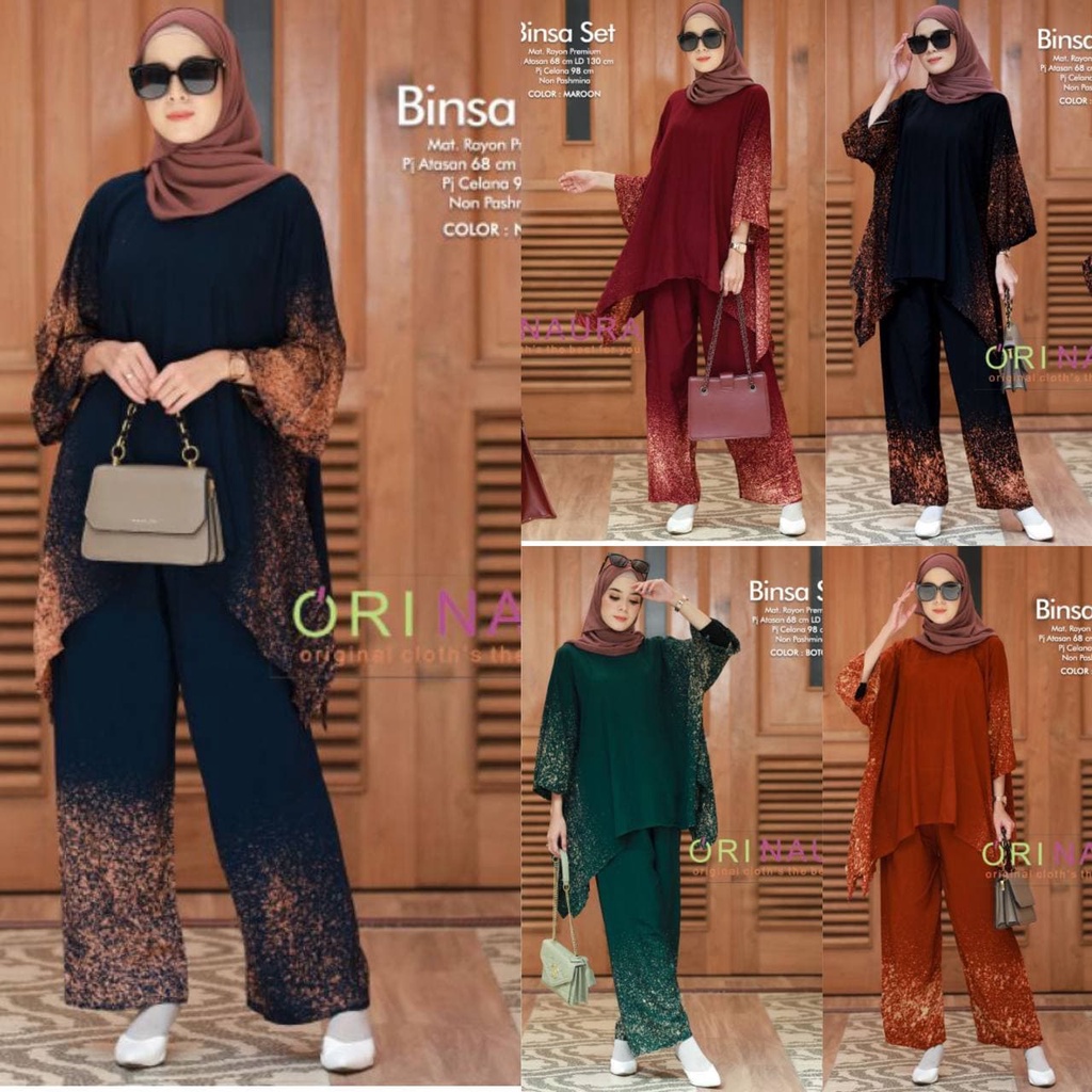 SETELAN WAKA ONE SET WAKAWAKA RAYON PREMIUN JUMBO TERBARU