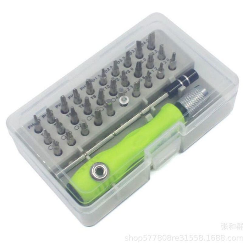 Obeng Reparasi Service Magnetic Screwdrivers Repair Tool Kit for Handphone HP Smartphone 30 in 1