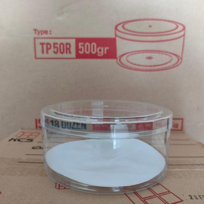 Toples Kue Kering / Toples Nastar / Toples Bulat 500 Gram