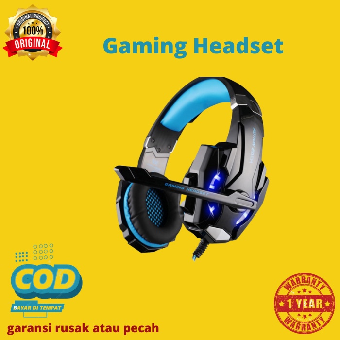 Jual Kotion Each G9000 Gaming Headset Twisted with LED Light Shopee
