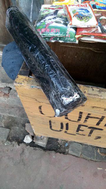 Grosir Murah -wallpaper Sticker Dinding Bata Putih Berdaun Hijau 10 M X 45 Cm